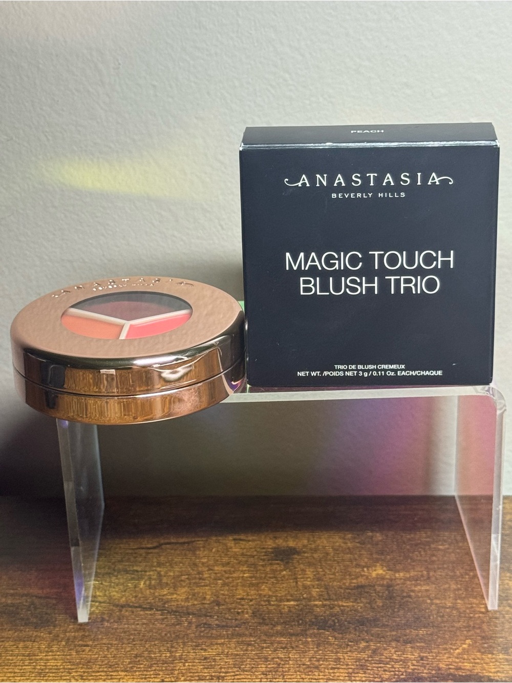 Anastasia Beverly Hills Magic Touch Cream Blush & Lip Trio Peach